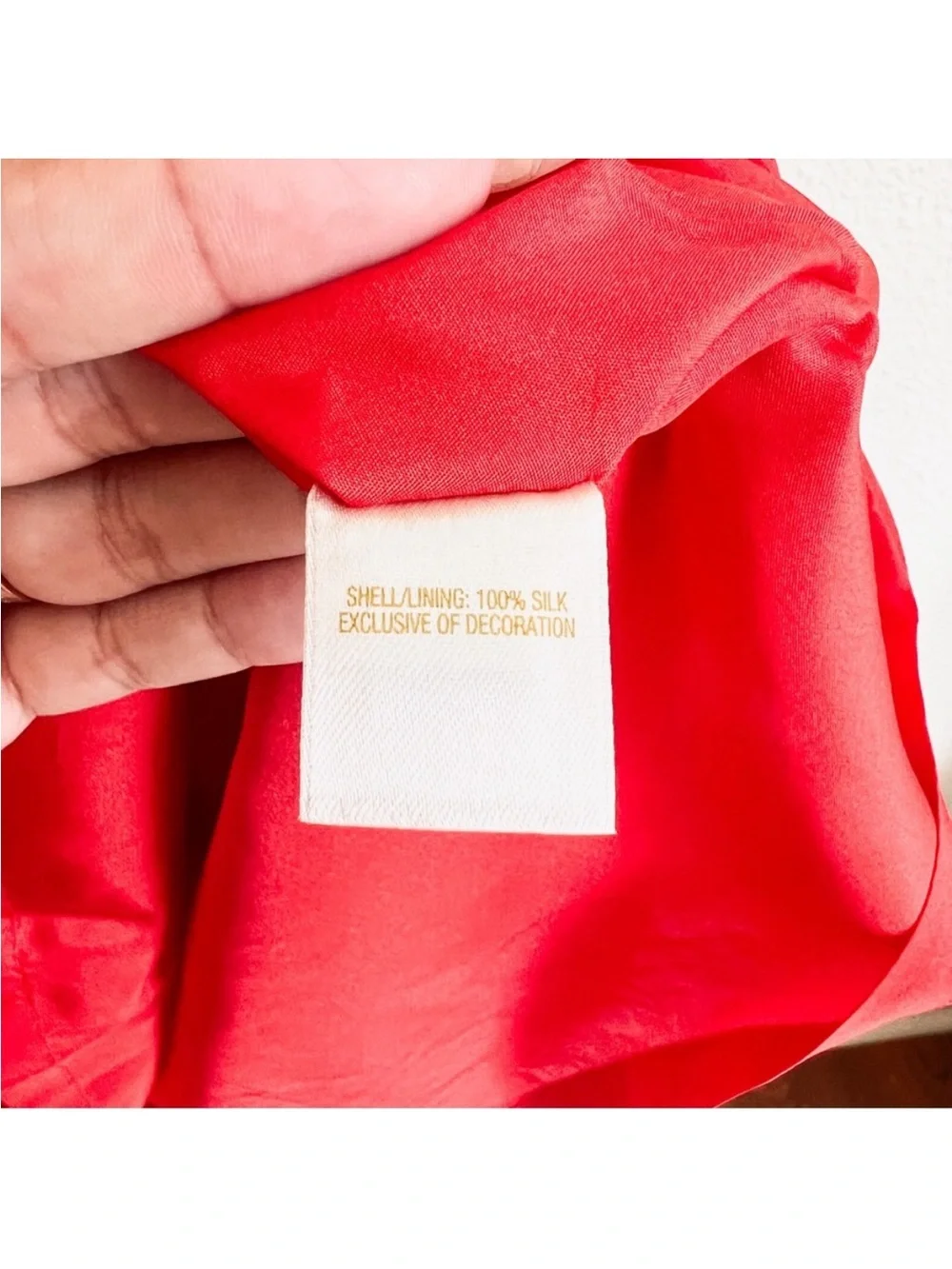 Kate Spade silk mini dress in red